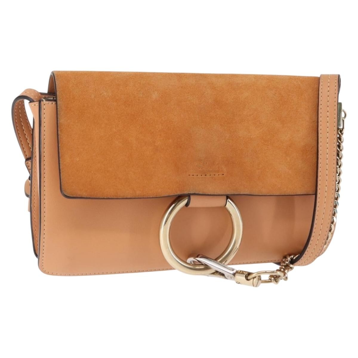 Chloe Faye Shoulder Bag Leather and Suede Small - image 1