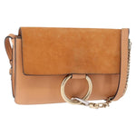 Chloe Faye Shoulder Bag Leather and Suede Small - image 1
