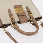 Miu Miu Madras Convertible Lock Tote Leather Medium - image 8