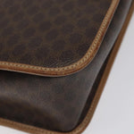 Celine Vintage Macadam Shoulder Bag Canvas and Leather - image 10
