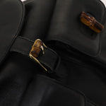 Gucci Vintage Bamboo Backpack Leather - image 13