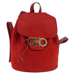 Salvatore Ferragamo Gancini Flap Drawstring Backpack Leather Mini - image 17