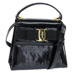 Salvatore Ferragamo Vala Handbag Patent leather - image 19
