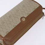 Christian Dior Vintage Honeycomb Shoulder Bag Canvas and Leather - image 15