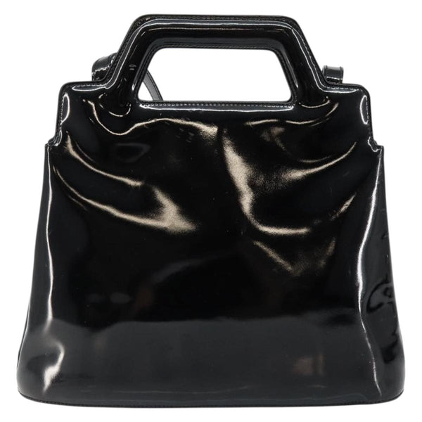 Salvatore Ferragamo Wanda Handbag Patent Leather