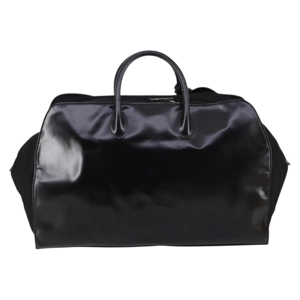 Gucci Travel Boston Bag Leather with Nylon