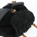 Gucci Vintage Bamboo Backpack Suede Medium - image 13