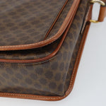 Celine Vintage Macadam Shoulder Bag Canvas and Leather - image 9