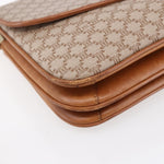 Celine Vintage Macadam Shoulder Bag Canvas and Leather - image 11
