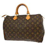 Louis Vuitton Speedy Handbag Monogram Canvas 35 - image 2