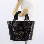 Chanel CC No.5 Shopping Tote Perforated Patent Medium - image 14