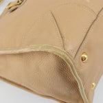 Prada Front Zip Convertible Satchel Cervo Leather Medium - image 10