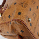 MCM Visetos logogramme Handbag Canvas and Leather - image 11