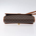 Celine Vintage Macadam Shoulder Bag Canvas and Leather - image 15