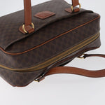 Celine Vintage Macadam Handbag Canvas and Leather - image 17