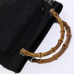 Gucci Vintage Bamboo Handle Bag Nylon - image 17