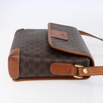 Celine Vintage Macadam Shoulder Bag Canvas and Leather - image 4
