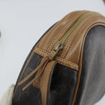 Christian Dior Vintage Honeycomb Shoulder Bag Canvas and Leather - image 12