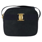 Salvatore Ferragamo Vala Shoulder Bag Suede - image 19
