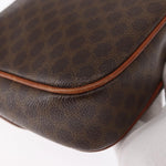 Celine Vintage Macadam Shoulder Bag Canvas and Leather - image 12