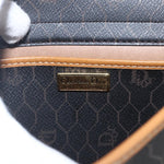 Christian Dior Vintage Honeycomb Shoulder Bag Canvas and Leather - image 6