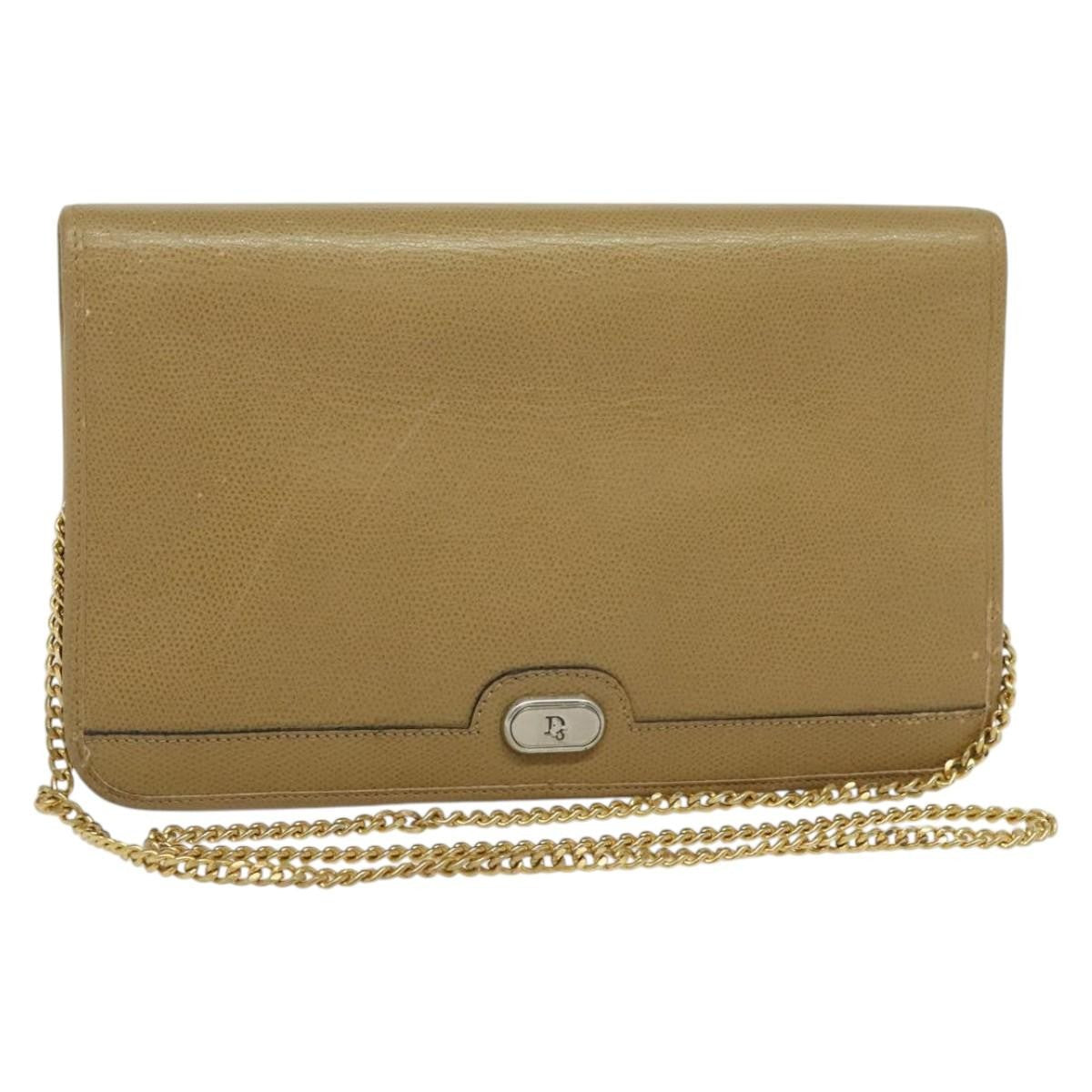 Christian Dior Vintage Chain Flap Shoulder Bag Leather - image 1