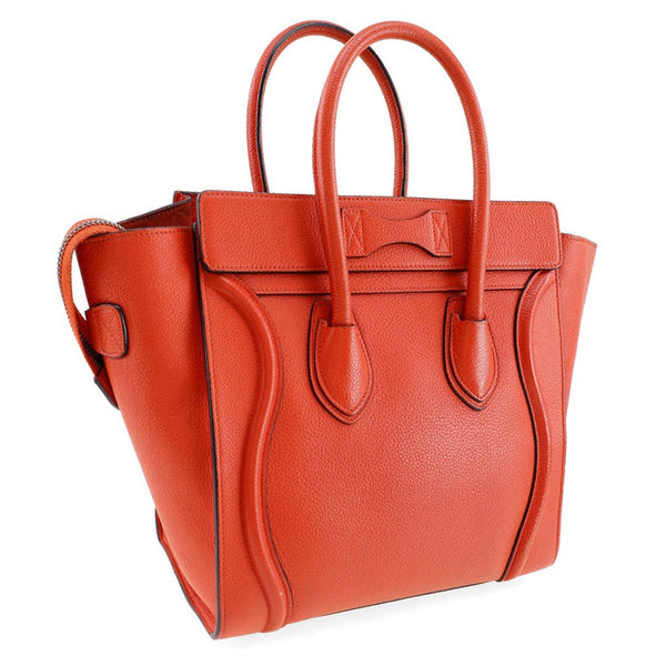 Celine Luggage Bag Grainy Leather Micro