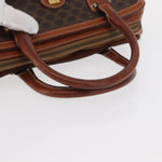 Celine Vintage Macadam Handbag Canvas and Leather - image 8