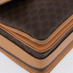 Celine Vintage Macadam Shoulder Bag Canvas and Leather - image 8