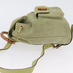 Gucci Gucci bamboo backpack daim mini - image 4