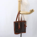 Celine Vintage Macadam Handbag Canvas and Leather - image 15