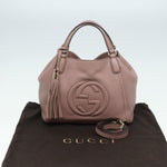 Gucci Soho Convertible Shoulder Bag Leather Small - image 13
