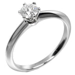 Tiffany & Co. Tiffany Setting Solitaire Ring Platinum with RBC Diamond - image 1