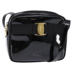 Salvatore Ferragamo Vara Bow camera Shoulder Bag Patent Leather - image 1