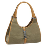 Gucci Vintage Jackie Handbag Canvas - image 1