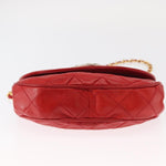 Chanel Camellia Rounded Clutch Satin and Leather - image 5