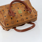 MCM Visetos logogramme Handbag Canvas and Leather - image 13