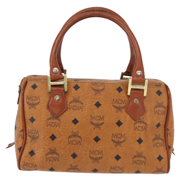 MCM Visetos logogramme Handbag Canvas and Leather