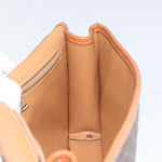 Celine Vintage Macadam Circle Logo Shoulder Bag Canvas and Leather - image 16