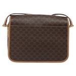 Celine Vintage Macadam Circle Logo Shoulder Bag Canvas and Leather - image 2