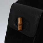 Gucci Vintage Bamboo Backpack Suede Medium - image 17