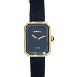Chanel Premiere Velours Mini Quartz Watch Titanium with Yellow Gold and Velvet Rubber with Diamond Dial 15 - image 4