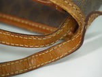 Celine Vintage Macadam Shoulder Bag Canvas and Leather - image 12