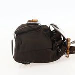Gucci Vintage Bamboo Backpack Nylon and Patent Leather Mini - image 4