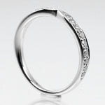 Tiffany & Co. Harmony Band Ring Platinum and Diamonds - image 6