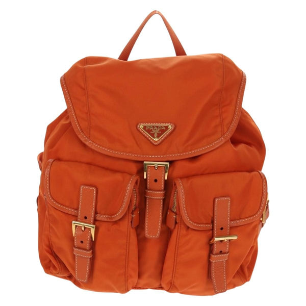 Prada Vela Double Front Pocket Backpack Tessuto with Saffiano Leather Small - image 1