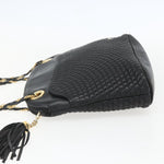 Bally Vintage Chain Shoulder Bag Quilted Leather - image 3