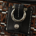 Salvatore Ferragamo Gancini handbag Leather - image 13