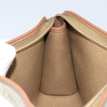 Christian Dior Vintage Honeycomb Zip Pouch Canvas and Leather - image 16