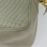 Bally Vintage Chain Shoulder Bag Quilted Leather - image 8